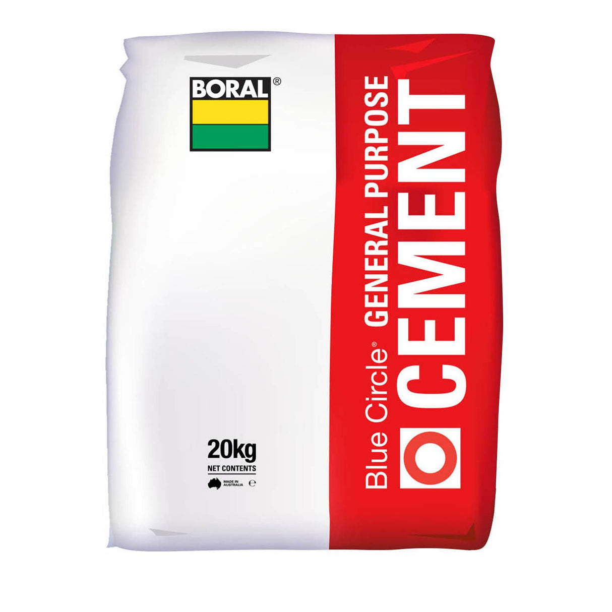 A bag of general purpose cement, ideal for various construction projects.