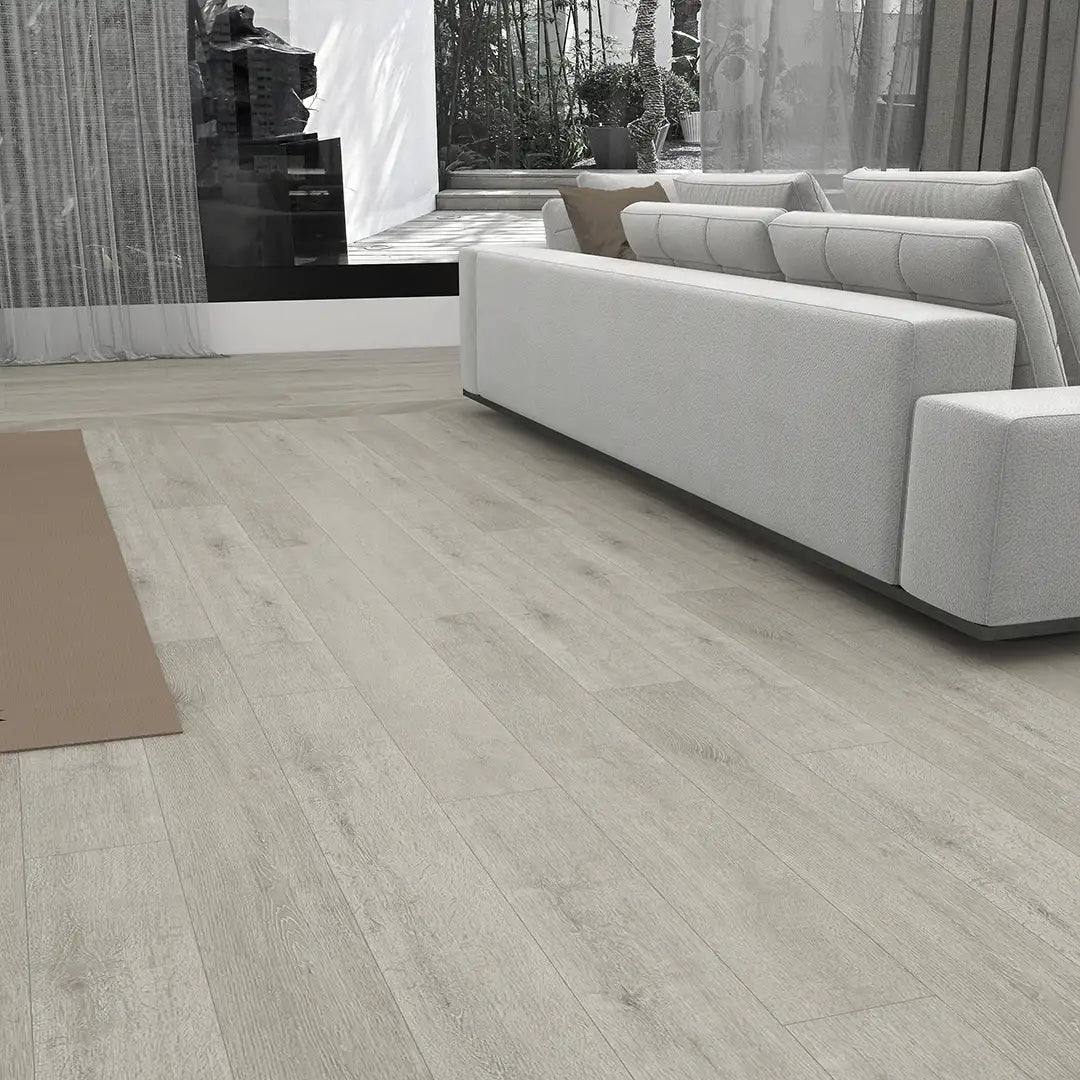 Estate Brown SPC Hybrid Flooring - High-quality, water-resistant