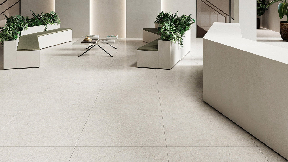 Limestone White detail