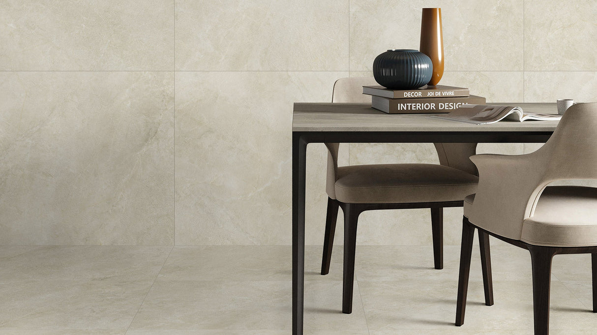 Memory Stone Beige in room setting