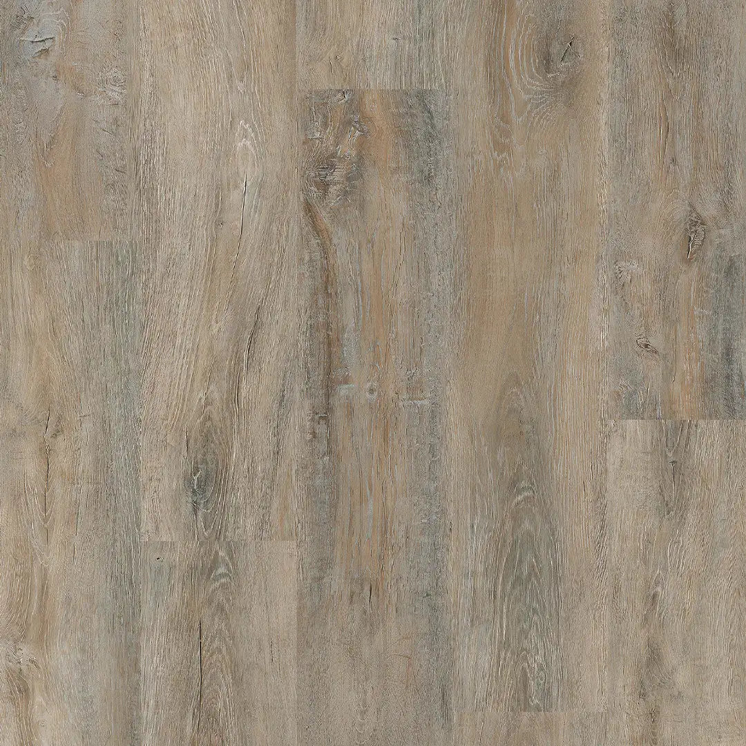Light brown hybrid waterproof flooring