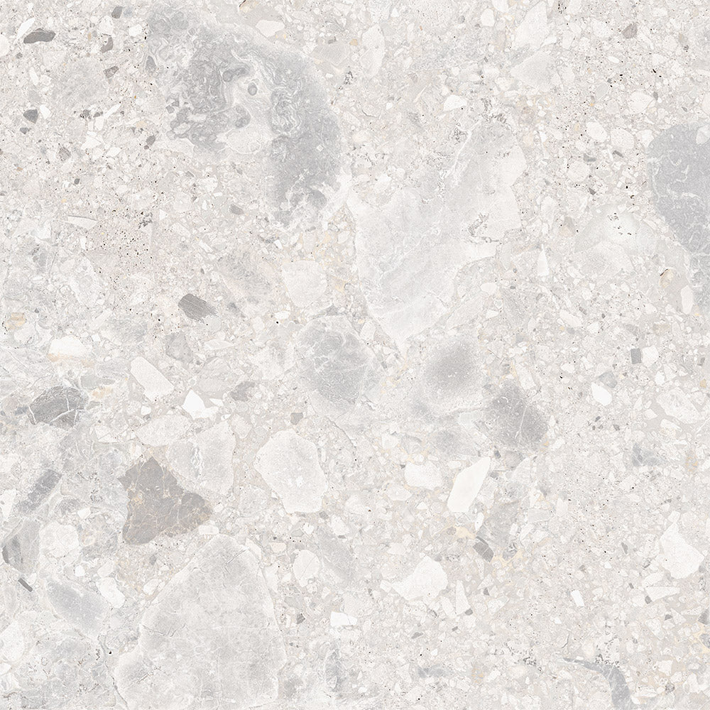 Terrazzo Ceppo White Matt Smooth Grip tile