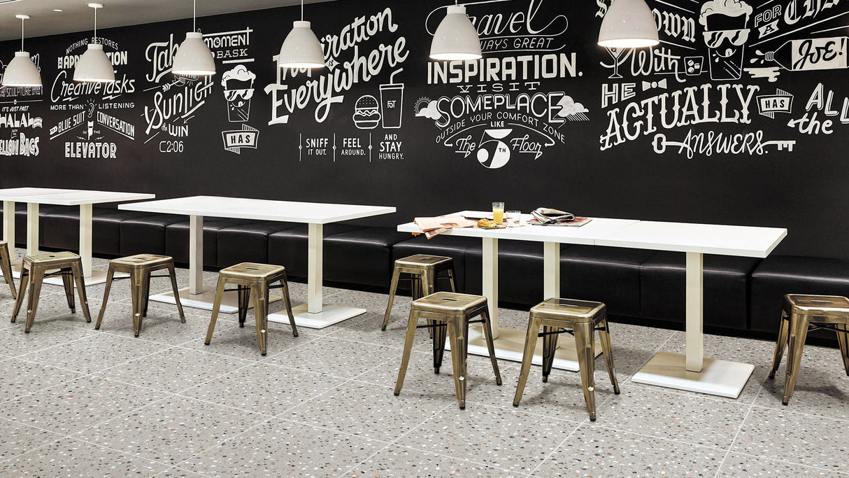Terrazzo Stone Earth in room setting