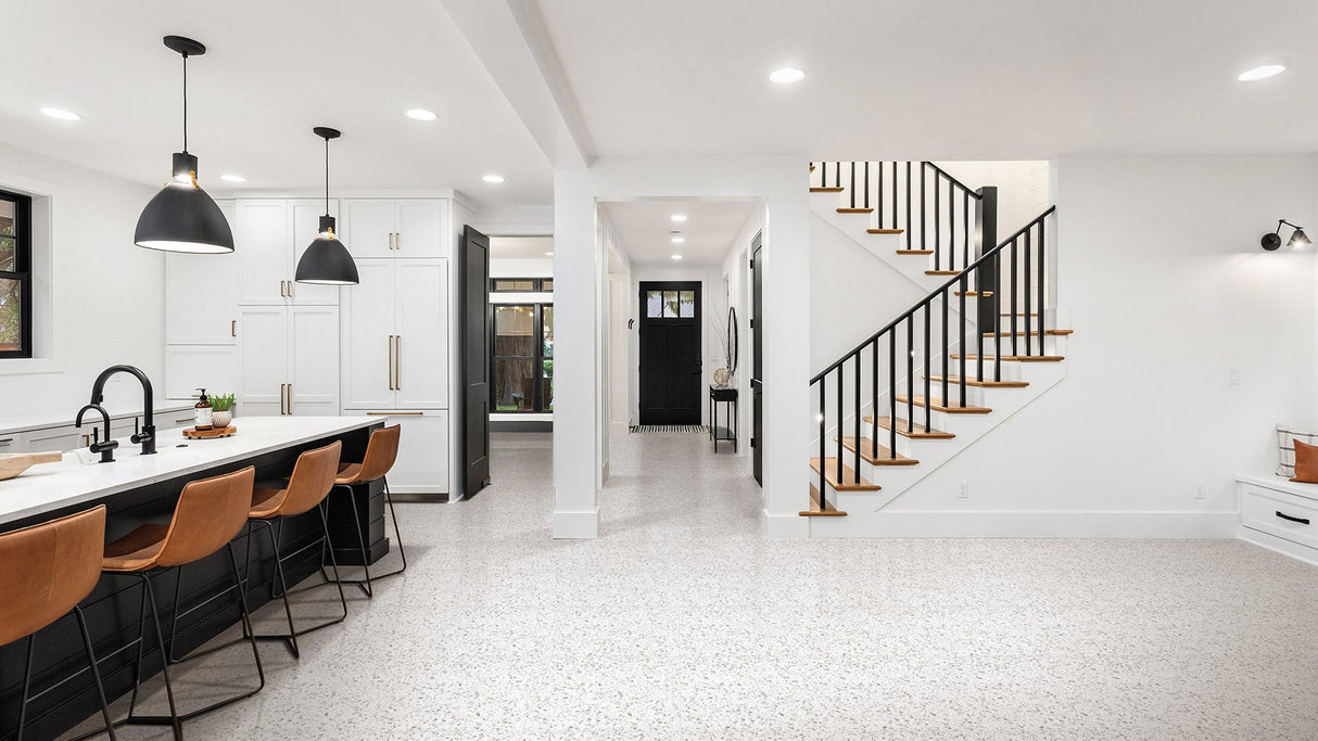 Terrazzo Stone Jelly White detail