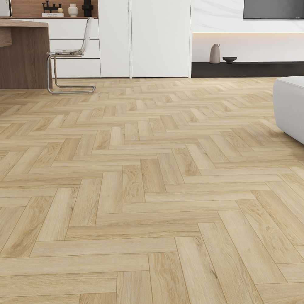 8mm SPC Herringbone Blackbutt (Price per m²)