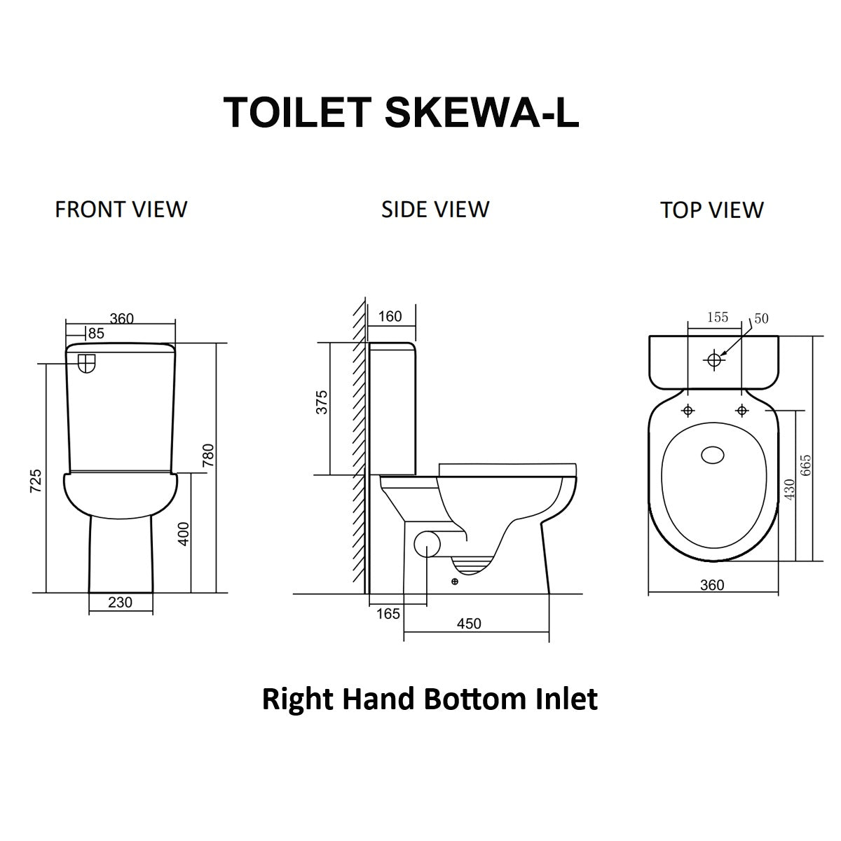 SKEWA Toilet Suite
