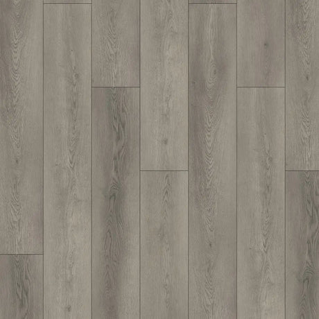 Grey wood hybrid SPC flooring