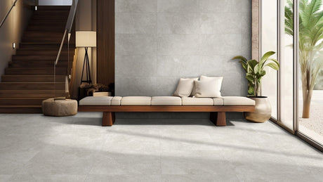 Borgogna Grey in room setting