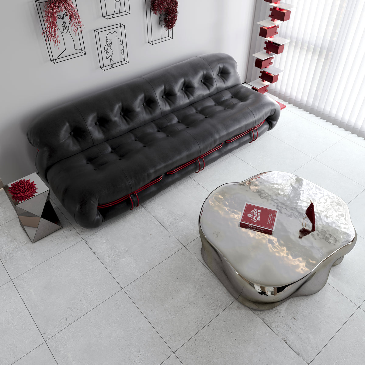 Concrete White 600 x 600mm (Price per m²)