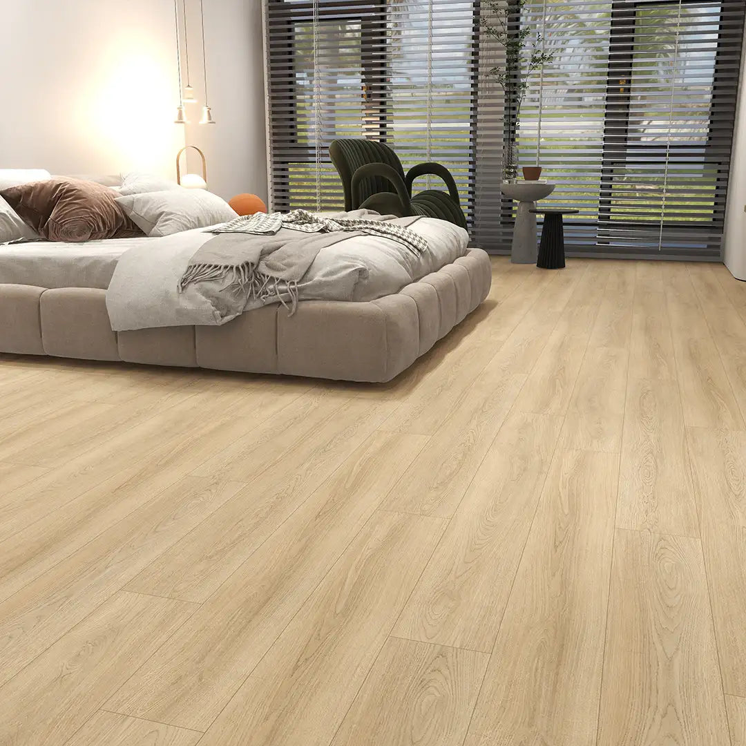 Desert Sand SPC Hybrid Flooring - Durable & Waterproof