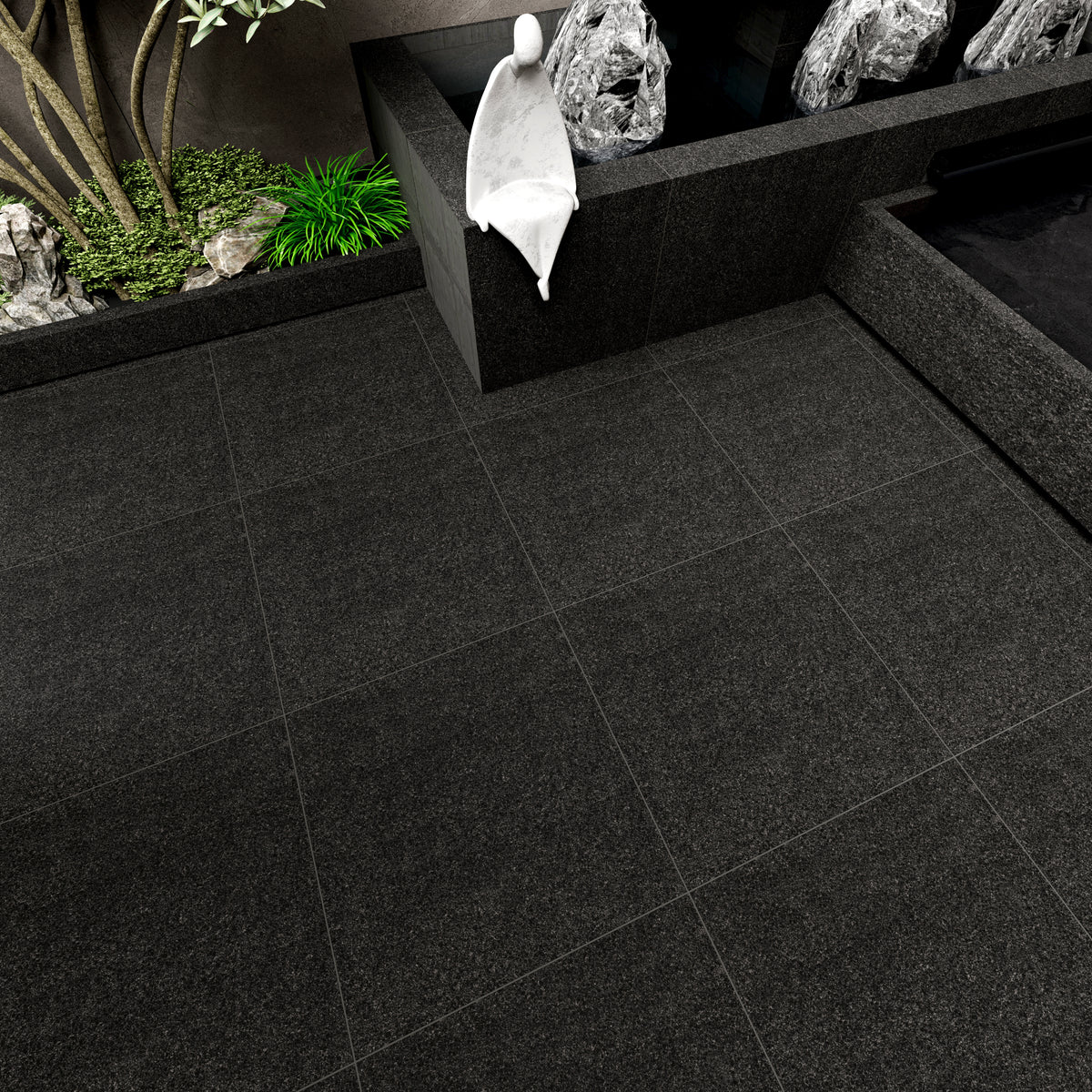 Granite Dark Grey 600 x 600mm (Price per m²)