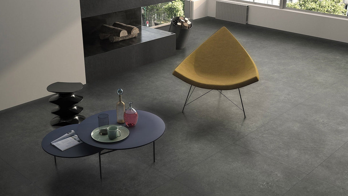 Galaxy Charcoal in room setting