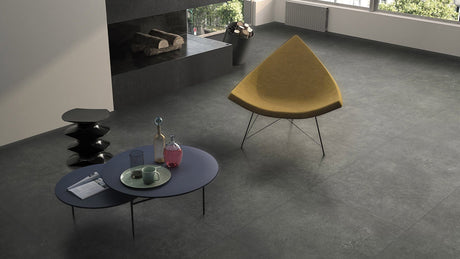 Galaxy Charcoal in room setting