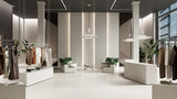 Limestone White in room setting