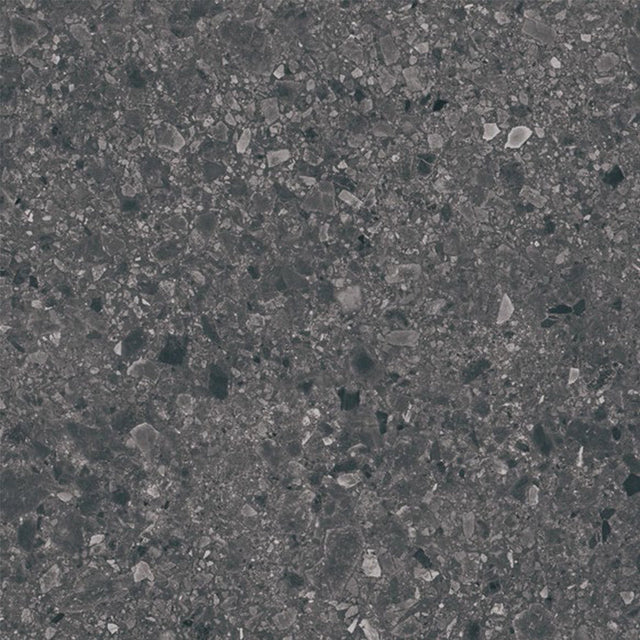 Terrazzo Charcoal Matt tile