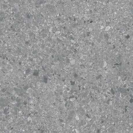 Terrazzo Grey Matt tile