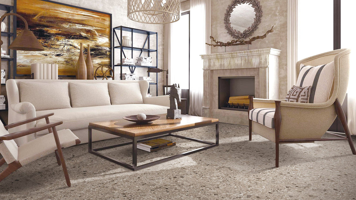 Terrazzo Beige tile detail