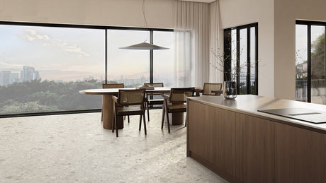 Terrazzo Ceppo Beige in room setting