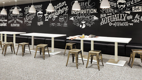 Terrazzo Stone Earth in room setting