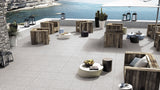 Terrazzo Stone Grigio in room setting