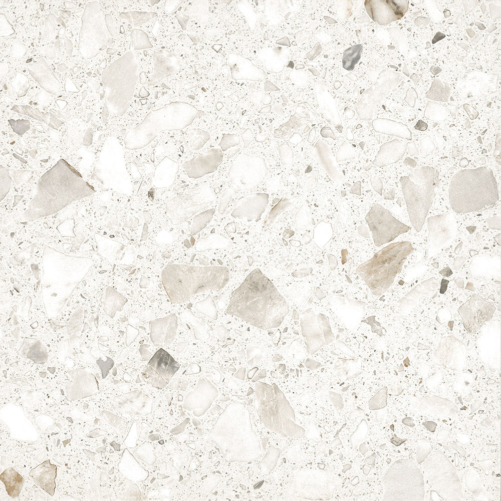 Terrazzo Stone Marshmallow tile