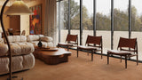 Terracotta Clay tile in room setting
