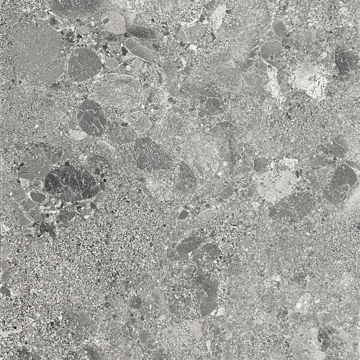 Terrazzo Dark Grey 600 x 600mm (Price per m²)