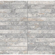 Tundra Grey Finger Mosaic tile