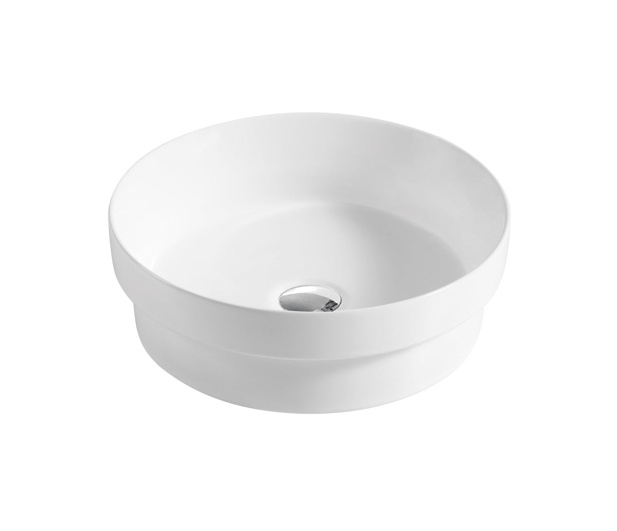 JESS Half Insert Basin in Gloss White Finish
