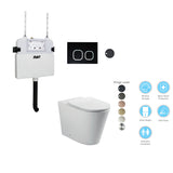 BELLA In-Wall Toilet Suite with Black Button